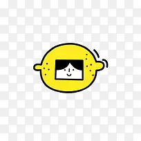 卡通漂浮柠檬-空若网 卡通漂浮柠檬-空若网