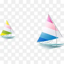 远景彩色帆船素材-空若网 远景彩色帆船素材-空若网