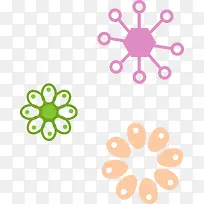 矢量彩色花纹-空若网 矢量彩色花纹-空若网