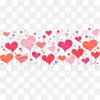 红色心形花纹-空若网 红色心形花纹-空若网