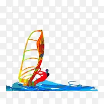 潮流时尚滑浪风帆图案-空若网 潮流时尚滑浪风帆图案-空若网