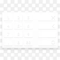 白色卡通计算器-空若网 白色卡通计算器-空若网