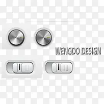 金属质感磨砂播放器按钮图标-空若网 金属质感磨砂播放器按钮图标-空若网