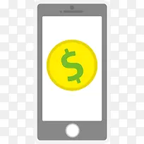矢量钱币背景手机-空若网 矢量钱币背景手机-空若网