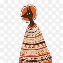 矢量埃及狗头人-空若网 矢量埃及狗头人-空若网