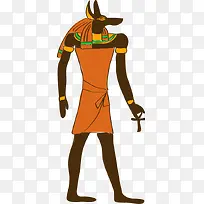 手绘卡通狗头人-空若网 手绘卡通狗头人-空若网