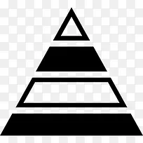 条纹的三角形状图标-空若网 条纹的三角形状图标-空若网