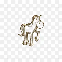 矢量可爱小马-空若网 矢量可爱小马-空若网