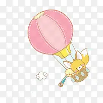 卡通可爱热气球-空若网 卡通可爱热气球-空若网