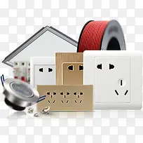 插座主题淘宝促销海报-空若网 插座主题淘宝促销海报-空若网