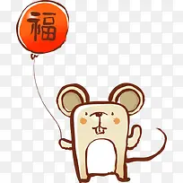矢量老鼠气球-空若网 矢量老鼠气球-空若网