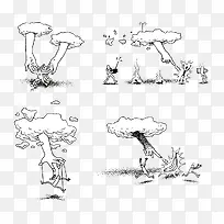 PPT素材手绘上帝之手系列3-空若网 PPT素材手绘上帝之手系列3-空若网