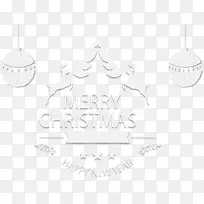 白色圣诞节标志-空若网 白色圣诞节标志-空若网