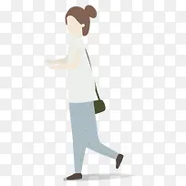 矢量卡通城市人物时尚女性素材-空若网 矢量卡通城市人物时尚女性素材-空若网