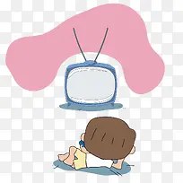 看电视的小孩-空若网 看电视的小孩-空若网