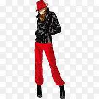 矢量牛仔服饰素材-空若网 矢量牛仔服饰素材-空若网