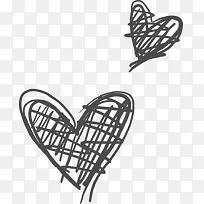 黑色爱心-空若网 黑色爱心-空若网