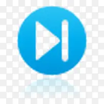 按钮结束超级单蓝图标-空若网 按钮结束超级单蓝图标-空若网