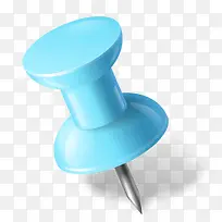 创意蓝色图钉-空若网 创意蓝色图钉-空若网