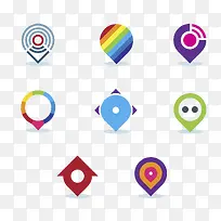 创意定位标志-空若网 创意定位标志-空若网