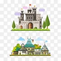 扁平化城堡-空若网 扁平化城堡-空若网