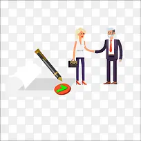 扁平化人物-空若网 扁平化人物-空若网