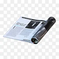 黑白色打开着时尚杂志书-空若网 黑白色打开着时尚杂志书-空若网