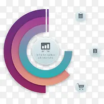 矢量彩色圆形线条-空若网 矢量彩色圆形线条-空若网