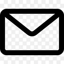 新的电子邮件概述信封背面图标-空若网 新的电子邮件概述信封背面图标-空若网