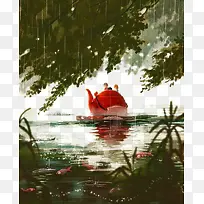 �ֻ�ˮ�ʲ廭-������