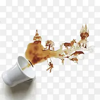 咖啡插画-空若网 咖啡插画-空若网