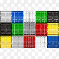 矢量集装箱素材背景-空若网 矢量集装箱素材背景-空若网