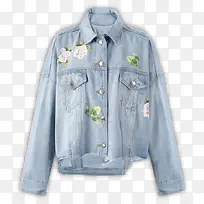 太平鸟印花牛仔上衣-空若网 太平鸟印花牛仔上衣-空若网