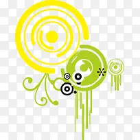 黄色潮流花纹-空若网 黄色潮流花纹-空若网