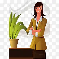 矢量商业女人素材-空若网 矢量商业女人素材-空若网