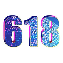 科技感数字618-空若网 科技感数字618-空若网