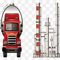 工厂运输矢量素材-空若网 工厂运输矢量素材-空若网