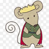 可爱卡通老鼠国王-空若网 可爱卡通老鼠国王-空若网