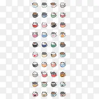 杯子猫免抠图-空若网 杯子猫免抠图-空若网