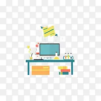 科学实验工作台背景矢量素材-空若网 科学实验工作台背景矢量素材-空若网