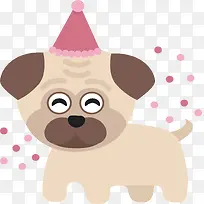 可爱过生日的狗狗-空若网 可爱过生日的狗狗-空若网