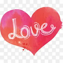 爱心 水彩 love-空若网 爱心 水彩 love-空若网