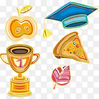 ����ʳ�ﲩʿñPNGʸ���ز�-������