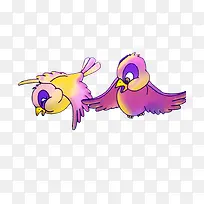 两只鸟儿比翼双飞-空若网 两只鸟儿比翼双飞-空若网