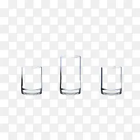 三支空的玻璃杯-空若网 三支空的玻璃杯-空若网