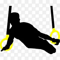 体操人物剪影-空若网 体操人物剪影-空若网