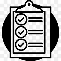 剪贴板上检查表图标-空若网 剪贴板上检查表图标-空若网