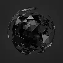 立体三角形球形背景-空若网 立体三角形球形背景-空若网