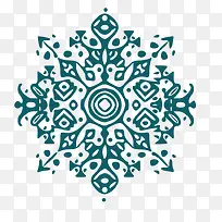 矢量蓝色花纹-空若网 矢量蓝色花纹-空若网