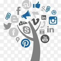 矢量社交树-空若网 矢量社交树-空若网